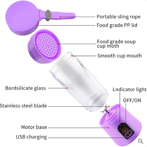 PowerJuice 6X – Licuadora de Bolsillo